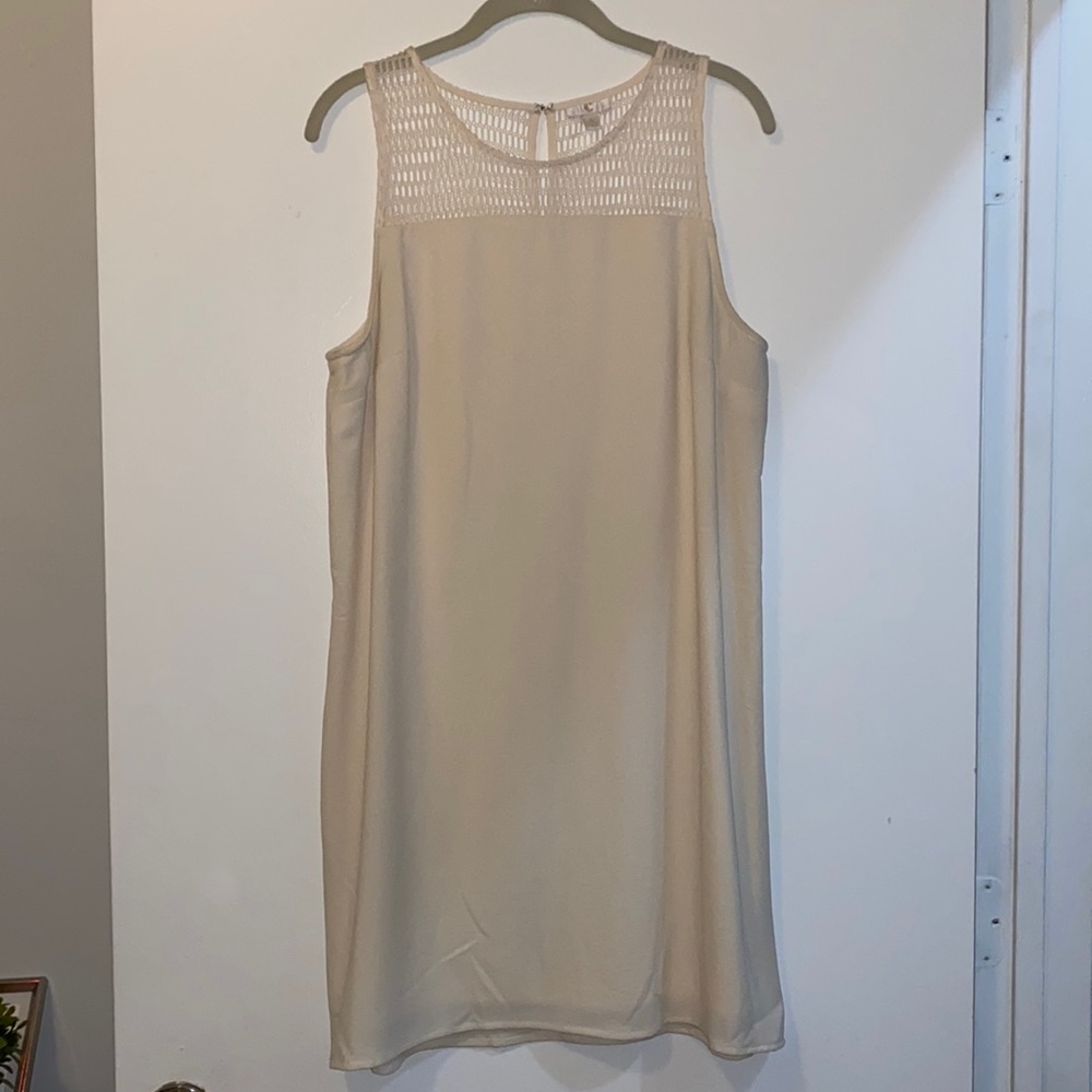 Beige Charming Charlie Midi Length Dress